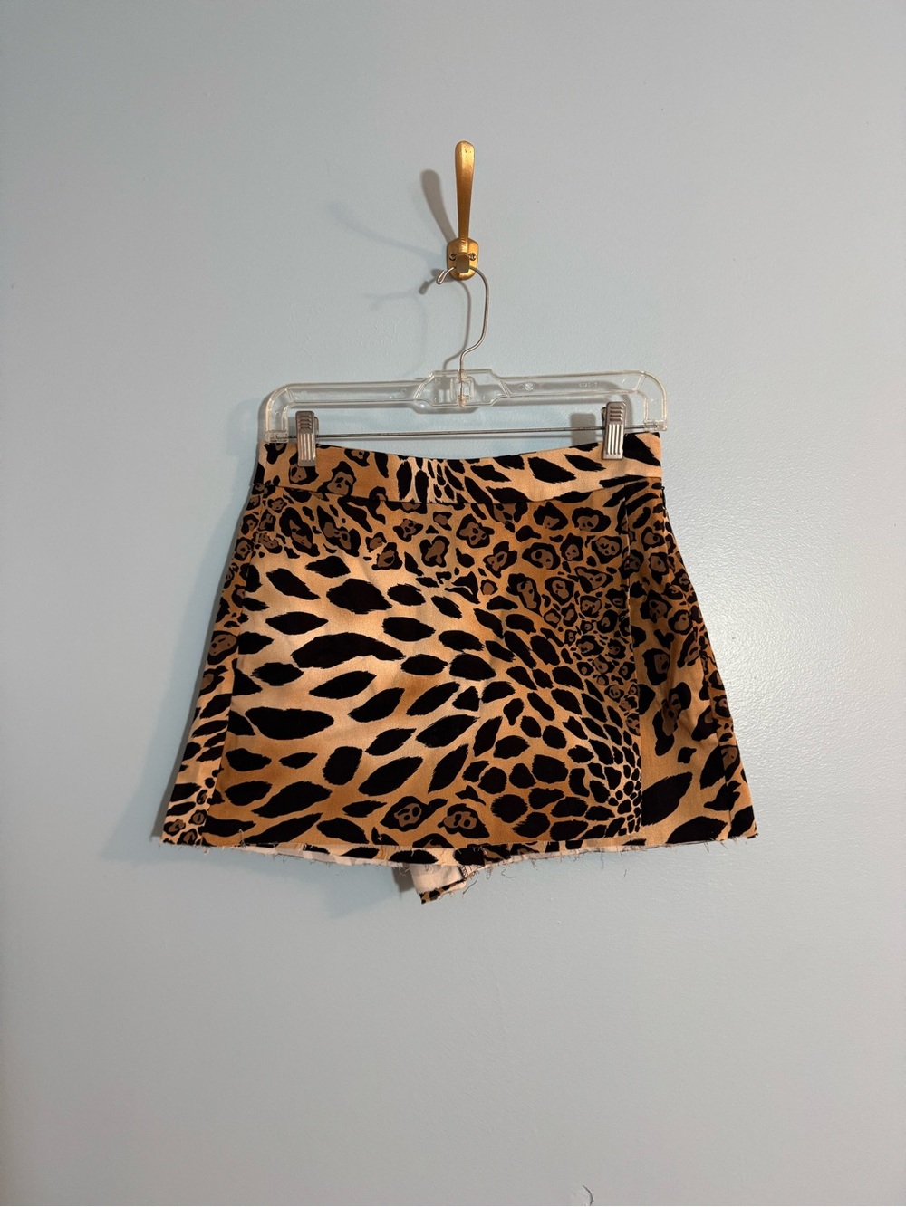 vintage y2k micro mini skirt from CACHE leopard print size 4